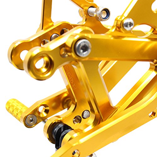 Amazon.com: Krace Motorcycle Adjust Rearsets Footpeg Rear Set For